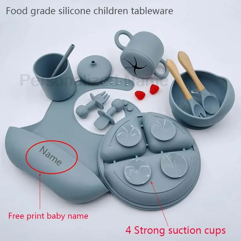 Nook & Nurture 9-Piece Silicone Feeding Set