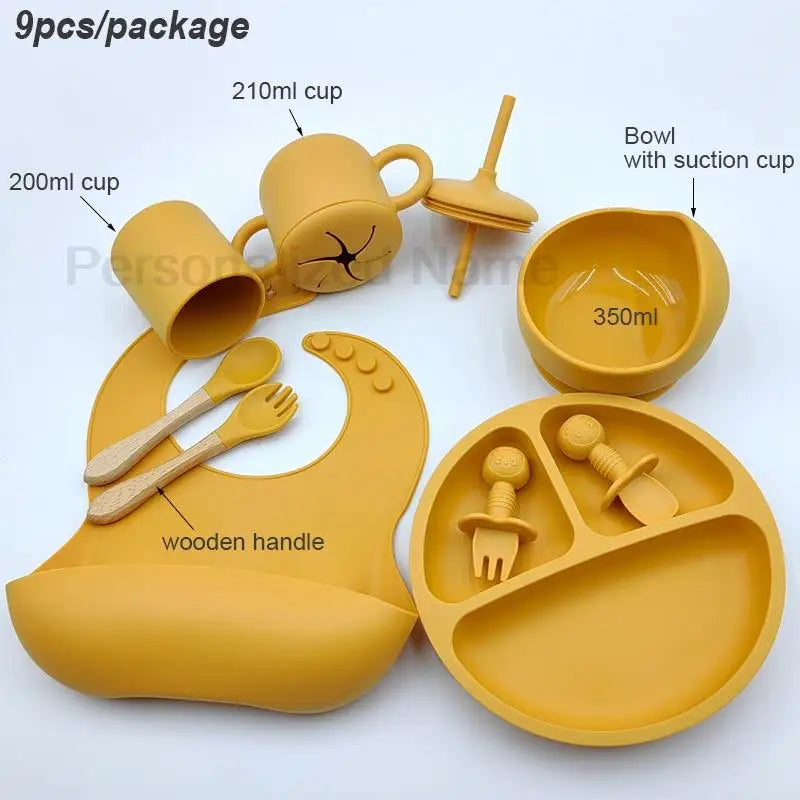 Nook & Nurture 9-Piece Silicone Feeding Set