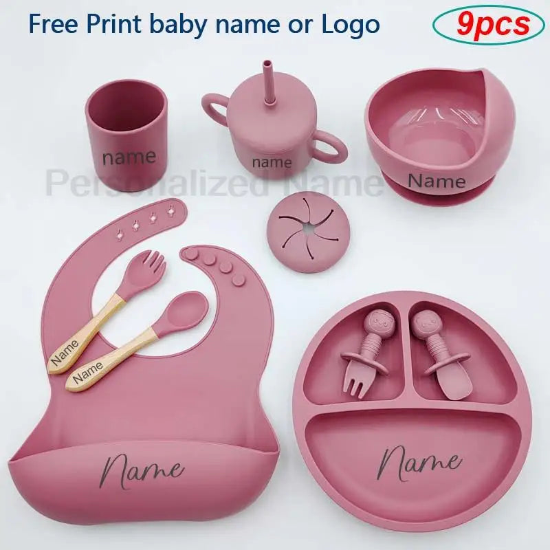 Nook & Nurture 9-Piece Silicone Feeding Set